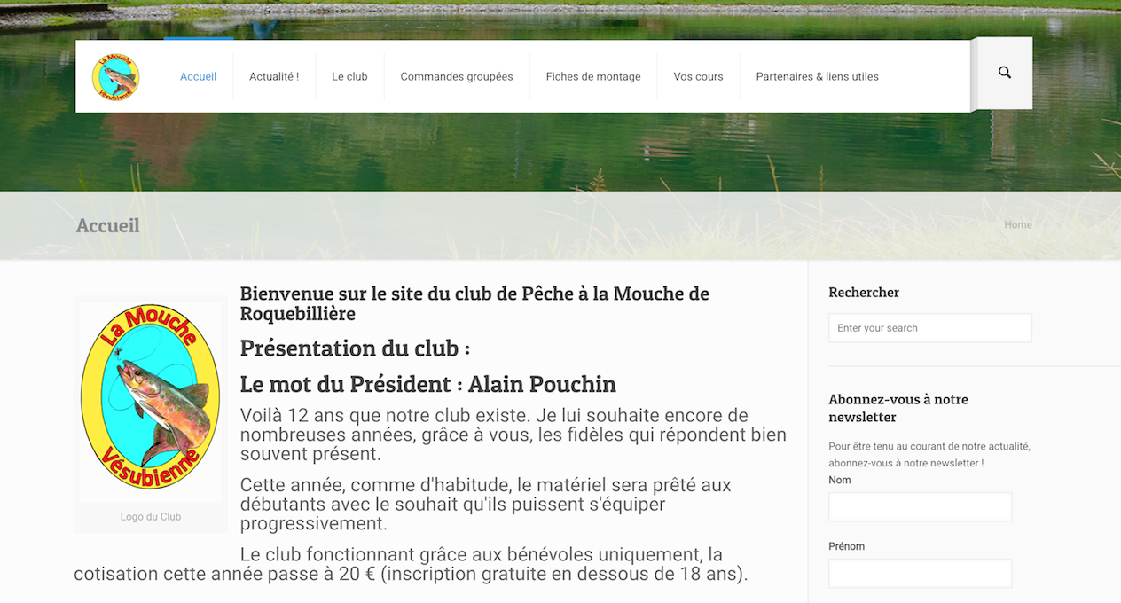 Site du club de Roquebillière
